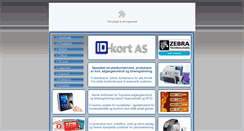 Desktop Screenshot of id-kort.as